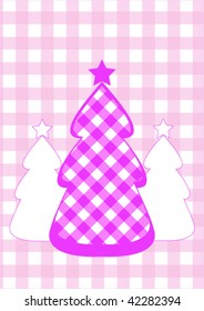 Seamless Christmas tree background