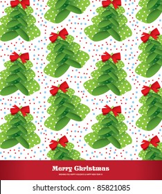 seamless Christmas tree background