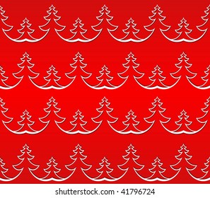 Seamless Christmas Tree Pattern