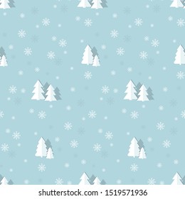 Seamless christmas tree pattern. Background merry christmas textiles, fabrics, cotton fabric, covers, wallpaper, print, gift wrapping, postcard, scrapbooking.