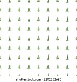 Patrón de árboles de navidad sin foco. adorno de árboles de navidad. Ilustración del perro con árbol de navidad