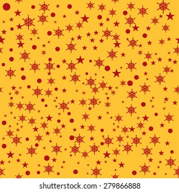 seamless with christmas trees