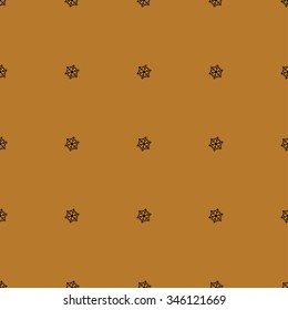 Seamless Christmas vector background with snowflakes