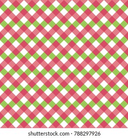 Seamless christmas weave check pattern. Ideal for gift wrapping paper designs.