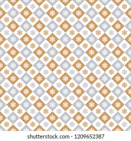 Seamless Christmas wrapping paper pattern.
