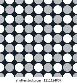 Seamless Christmas wrapping paper pattern. Festive Christmas dot pattern.