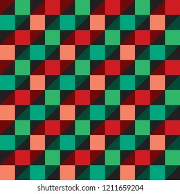 Seamless Christmas wrapping paper pattern.
