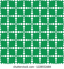 Seamless Christmas wrapping paper pattern. Festive Christmas dot pattern.
