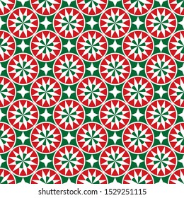 Seamless Christmas wrapping paper pattern