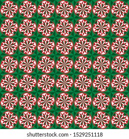 Seamless Christmas wrapping paper pattern
