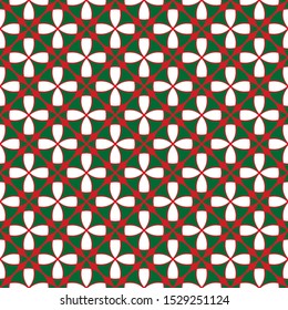 Seamless Christmas wrapping paper pattern