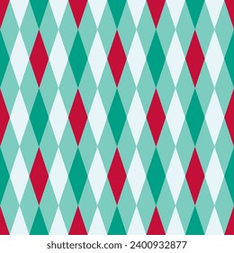 Seamless Christmas wrapping paper pattern.