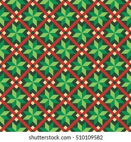 Seamless Christmas Wrapping Paper Pattern