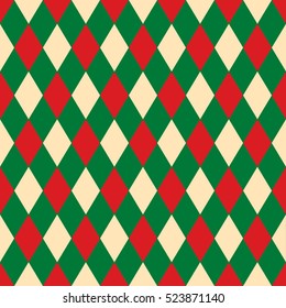 Seamless Christmas wrapping paper pattern.