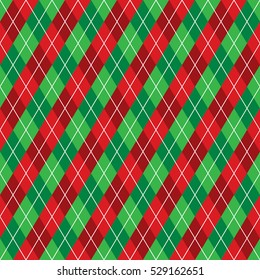 Seamless Christmas wrapping paper pattern.