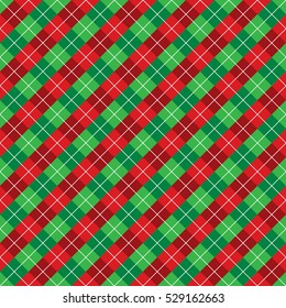 Seamless Christmas wrapping paper pattern.