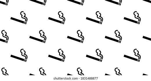 Nahtloses Symbol für Zigaretten, wiederholt sich vertikal und horizontal