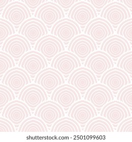 seamless circle abstract spring pink pastel colors. Simple round texture scale vector pattern repeating multi circle background pattern.