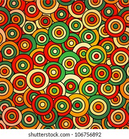 Seamless circle background, seamless pattern with round shapes