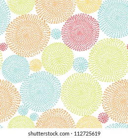 Seamless circle background, seamless pattern with round shapes