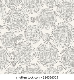 Seamless circle background, seamless pattern with round shapes