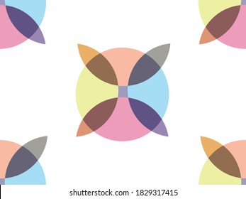 seamless circle colorful background.vector illustration design