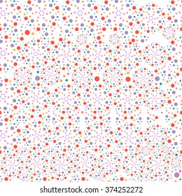 Seamless circle colorful pattern ornament background