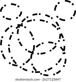 Padrão de pontos de círculo contínuo. Vetor de fundo minimalista abstrato. Ornamento moderno. Papel de parede circular simples. Padrão de círculo uniforme. Ornamento têxtil contemporâneo. Papel de Parede em Círculo Simples