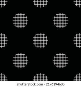 Seamless  circle fabric design like ornament vector. Suit for package design, wallpaper, fashion print.