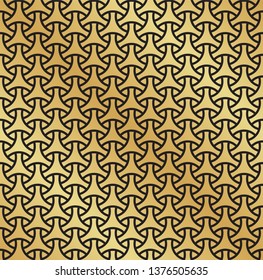 Seamless circle geometric abstract grid vintage pattern