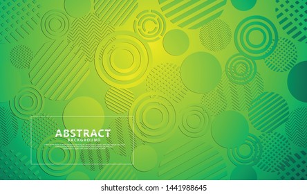 seamless circle geometric modern pattern with futuristic and dynamic color background. 