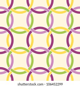 Seamless Circle Geometric Pattern