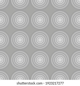 Seamless circle linear pattern. Geometric weave backdrop. graphic print texture for fabric design template. Vector illustration monochrome background