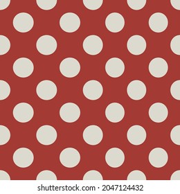 Seamless circle  pattern. Seamless background. Red background. illustration.