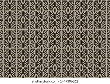 Seamless Circle Pattern - Seamless Circle Background - Circle Pattern Background - Vector