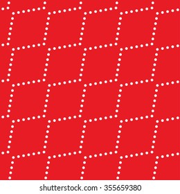 Seamless circle pattern. Garlands of circles. Seamless Zigzag pattern. Beads pattern. Abstract Vector Background. Ethnic Pattern. Red backdrop. Dotted Geometric Pattern. Vector Regular Texture