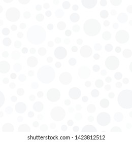Seamless circle pattern. Grey circles texture background.