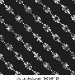 Seamless circle pattern. Lace. Petals and Leaves pattern. Abstract Black and white Background. Ethnic background. Geometric pattern. Vector Regular Texture. Can be used for textile or paper.