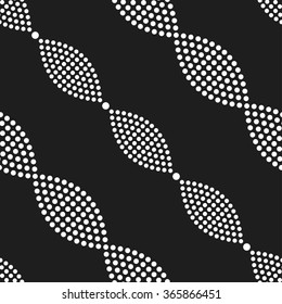 Seamless circle pattern. Lace. Petals and Leaves pattern. Abstract Black and white Background. Ethnic background. Geometric pattern. Vector Regular Texture. Can be used for textile or paper.
