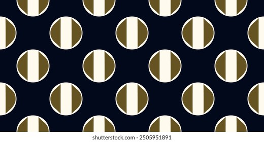 Seamless circle pattern round shape vector background. Abstract dots geometrical texture classic blue white color palette. Paper design, textile, wallpaper. Digital illustration high resolution image.