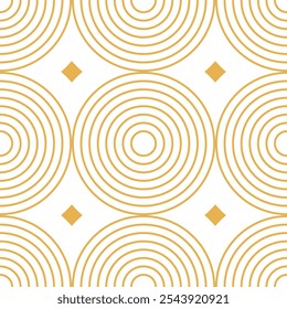 seamless circle pattern with a star in the middle is simple and elegant	