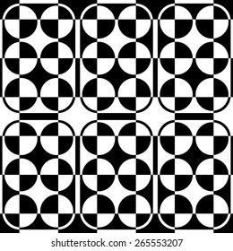 Seamless Circle Pattern. Vector Regular Texture