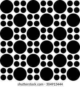 Seamless Circle Pattern. Vector Regular Texture