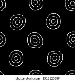 seamless circle polka dot pattern