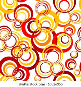 seamless circle retro pattern