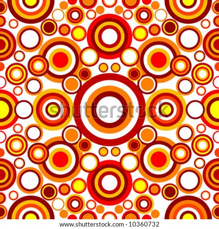 seamless circle retro pattern