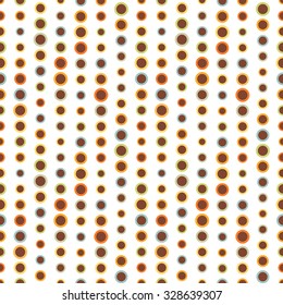 Seamless Circle and Ring Pattern. Vector Background. Regular colorful Texture