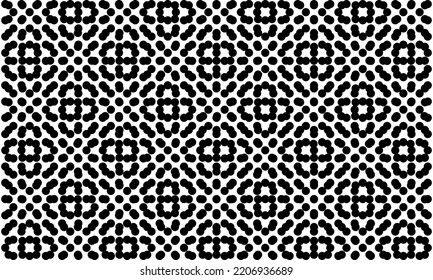 Seamless Circle Shape Motifs Pattern for Ornate, Background or for Decoration. Vector Illustration
