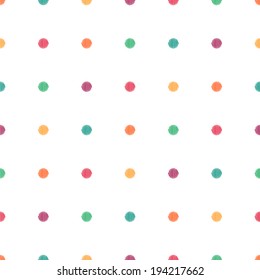 seamless circles dots pattern