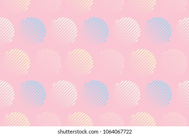 Seamless circles, seamless geometric, geo, pattern, colorful vector background